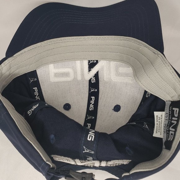 Ping Golf Firebirds Navy & White Adjustable Cap - Picture 9 of 9